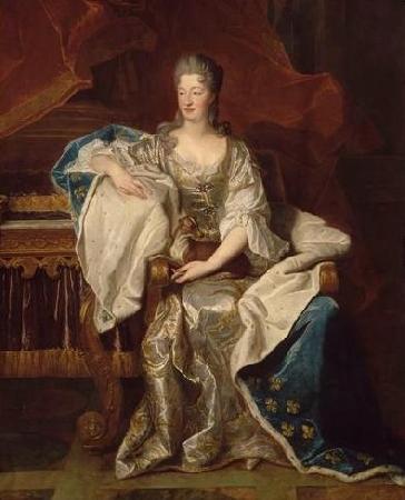 Hyacinthe Rigaud Portrait of Marie Anne de Bourbon